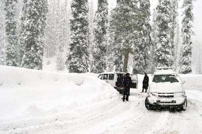 Kashmir Snow Road